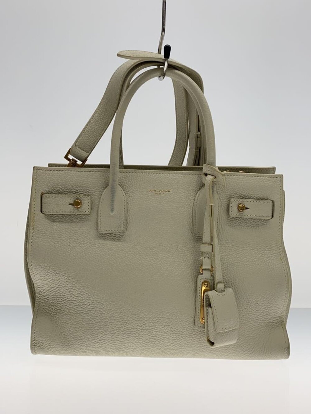 Saint Laurent Baby Sac de Jour tote bag Leather White